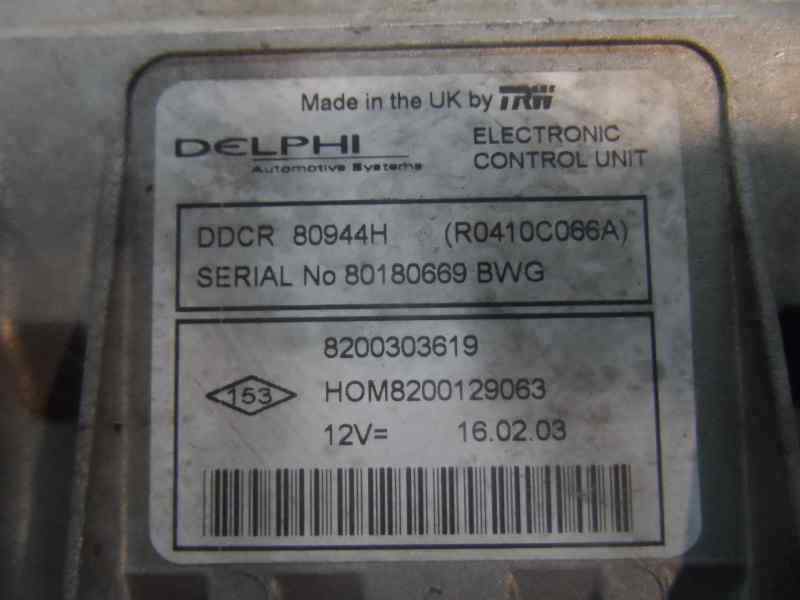 CENTRALITA MOTOR UCE RENAULT CLIO 1.5 MT 65CV | 48KW