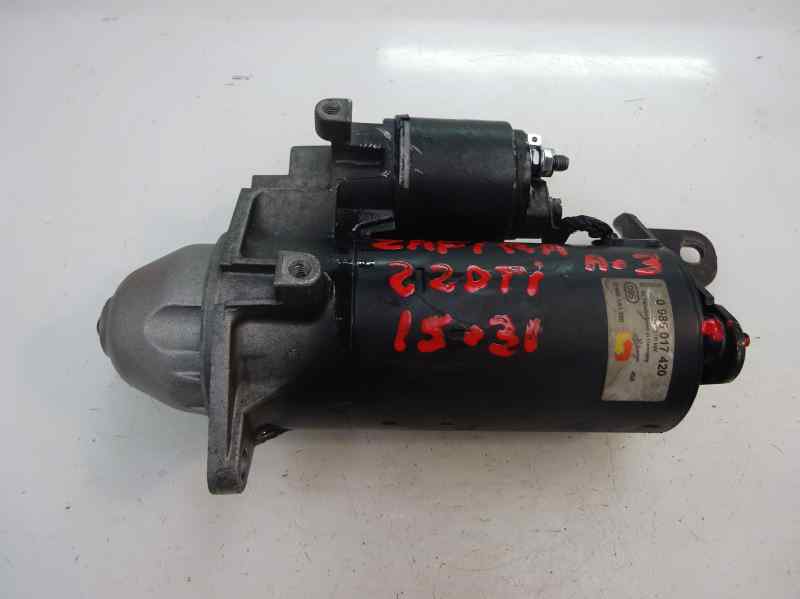 MOTOR ARRANQUE OPEL ZAFIRA 2.2 DTI MT 125CV | 92KW