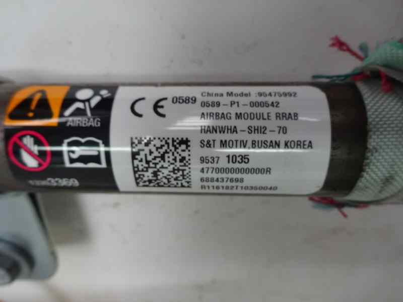 AIRBAG CORTINA DELANTERO DERECHO CHEVROLET CAPTIVA 2.2 D MT 5 PLAZAS 163CV