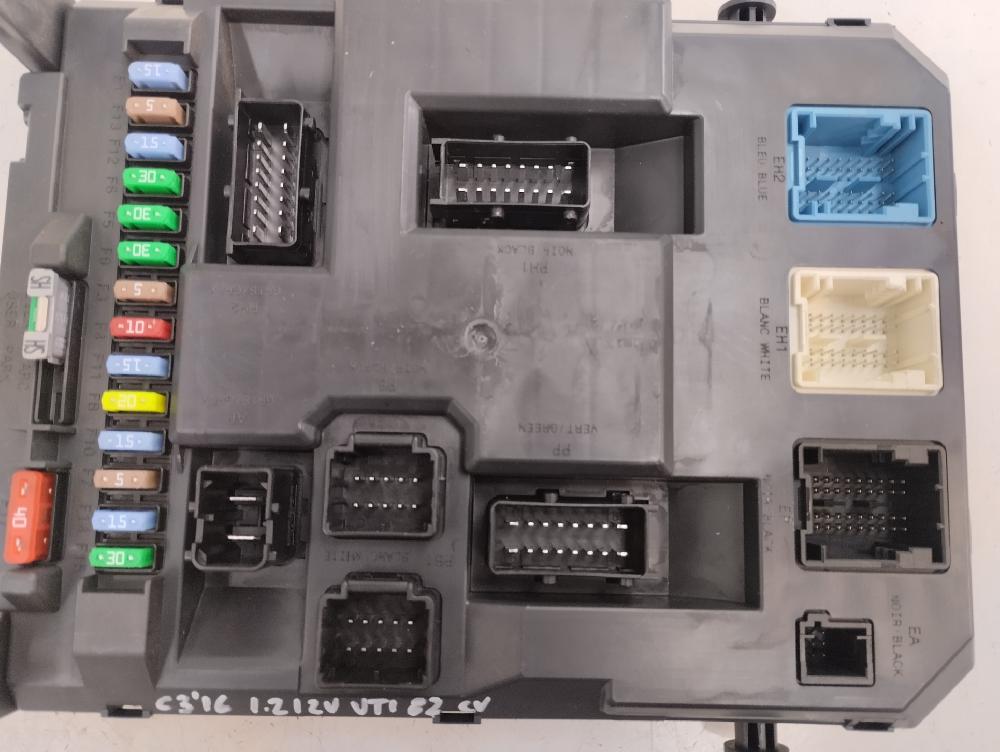 CAJA RELES FUSIBLES CITROEN C3 1.2 MT 82CV | 60KW
