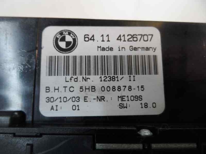 MANDO CLIMATIZADOR BMW SERIE 3 2.0 320D 5MT 150CV