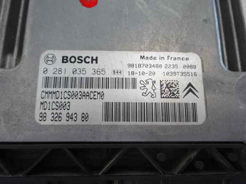 CENTRALITA MOTOR UCE CITROEN BERLINGO 1.5 BLUEHDI MT XL 102CV