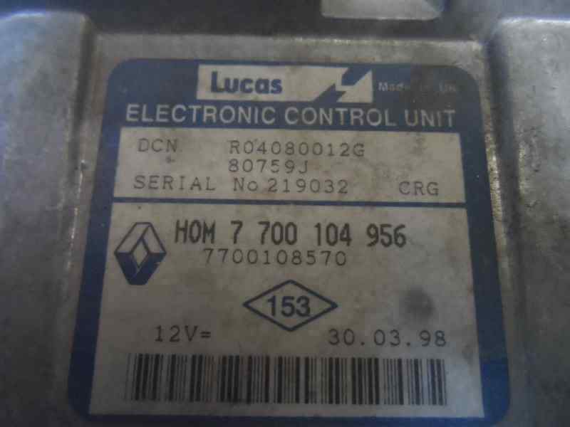 CENTRALITA MOTOR UCE RENAULT KANGOO 1.9 MT 4WD 80CV | 59KW