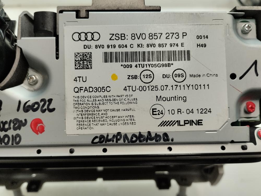 PANTALLA MULTIFUNCION AUDI A3 1.5 MT 150CV | 110KW