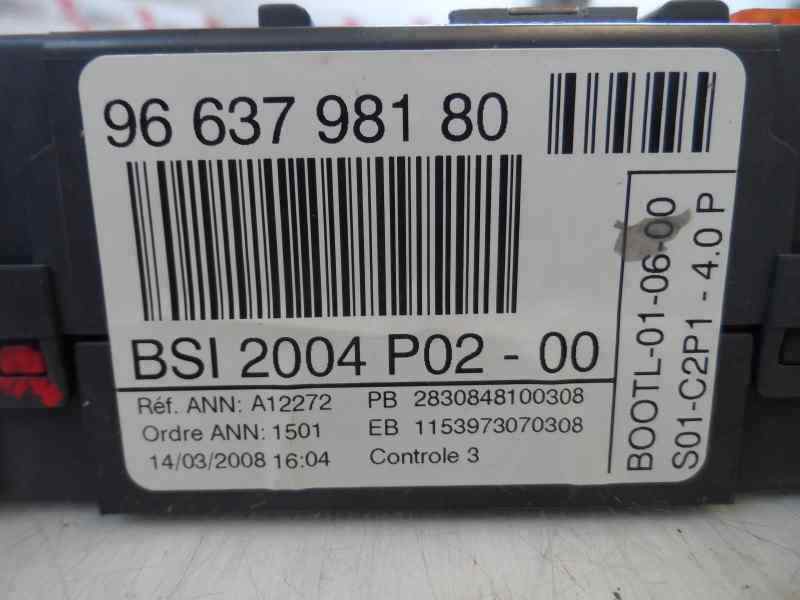 CAJA RELES FUSIBLES PEUGEOT 308 1.6 HDI MT 90CV