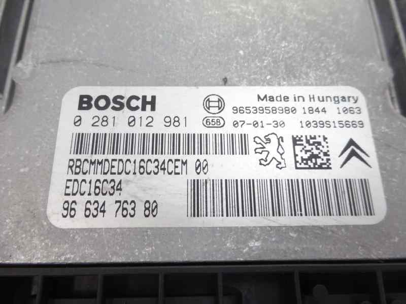 CENTRALITA MOTOR UCE CITROEN C4 PICASSO 1.6 HDI AMT 109CV