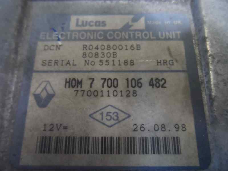 CENTRALITA MOTOR UCE RENAULT TRAFIC 1.9 MT 60CV | 44KW