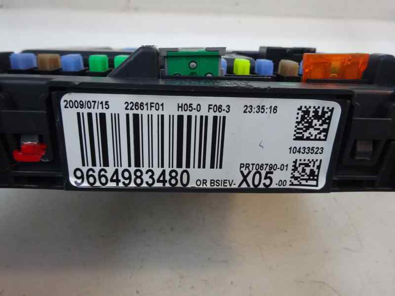 CAJA RELES FUSIBLES CITROEN C3 PICASSO 1.6 MT 110CV