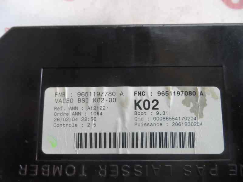CAJA RELES FUSIBLES PEUGEOT 307 1.4 HDI MT 68CV