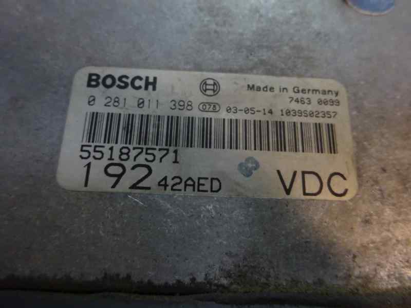 CENTRALITA MOTOR UCE FIAT STILO 2003 1.9 TD MT 115CV