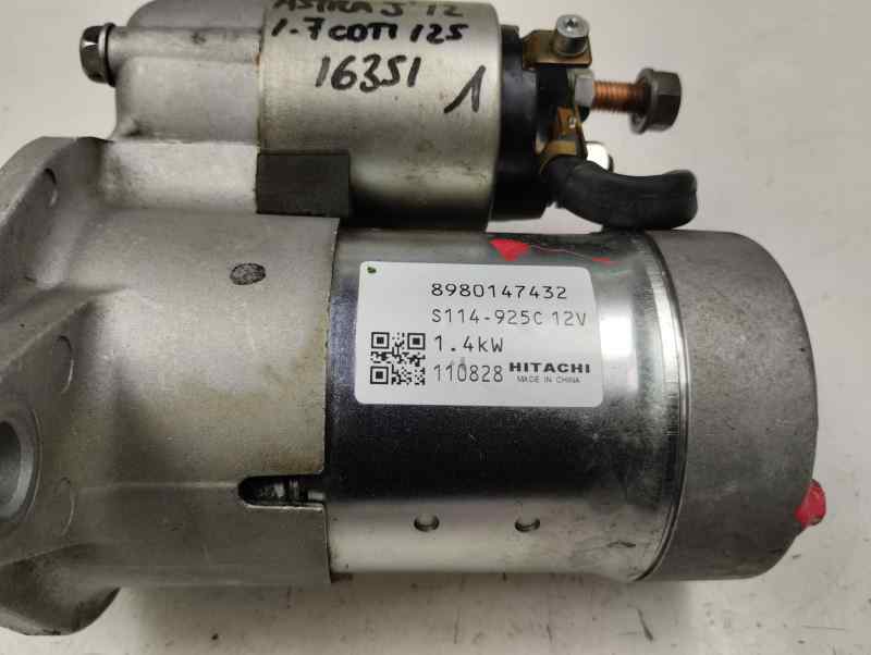 MOTOR ARRANQUE OPEL ASTRA 1.7 CDTI MT 125CV