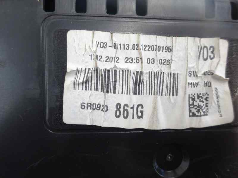 CUADRO INSTRUMENTOS VOLKSWAGEN POLO 1.2 TDI MT 75CV