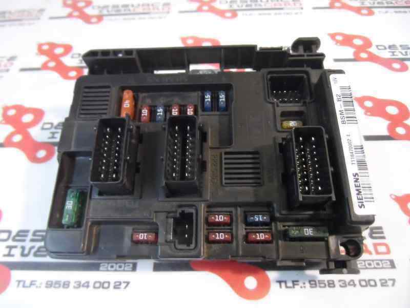 CAJA RELES FUSIBLES CITROEN BERLINGO 2.0 HDI MT 90CV