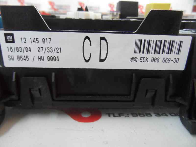 CAJA RELES FUSIBLES OPEL ASTRA 1.4 MT 90CV | 66KW