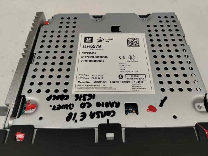 SISTEMA AUDIO RADIO CD OPEL CORSA 1.4 MT 90CV | 66KW