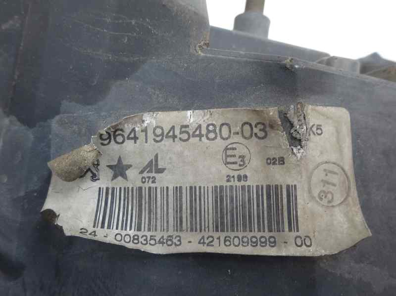 FARO ANTINIEBLA DERECHO PEUGEOT 407 2.0 HDI MT 136CV