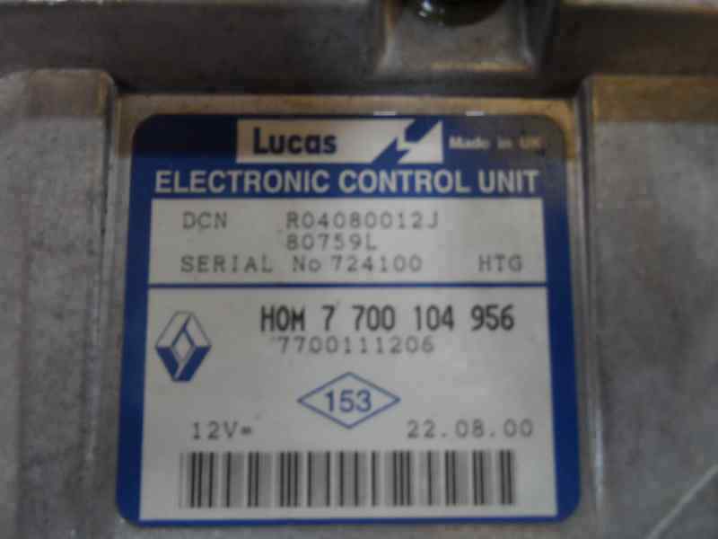 CENTRALITA MOTOR UCE RENAULT KANGOO 1.9 D MT 65CV | 48KW