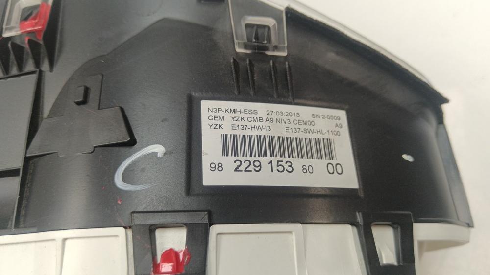 CUADRO INSTRUMENTOS PEUGEOT 208 1.2 MT 110CV | 81KW