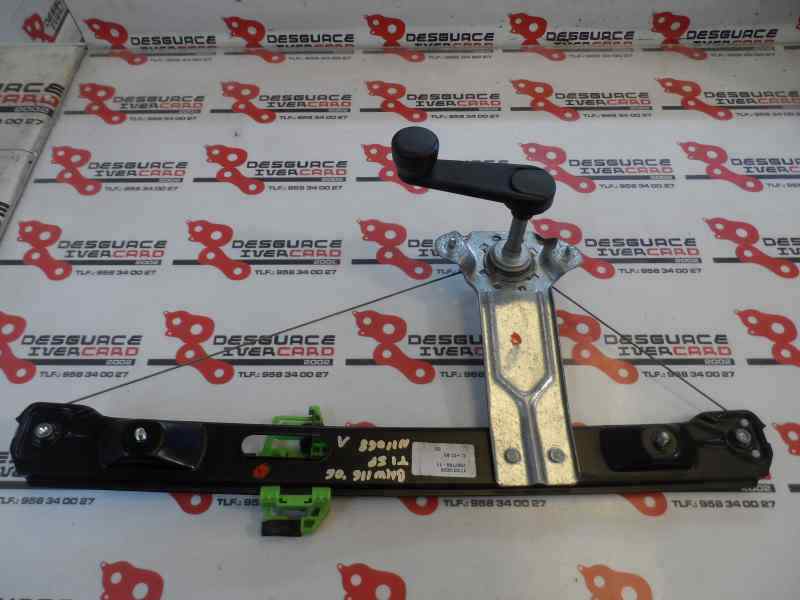 ELEVALUNAS TRASERO IZQUIERDO BMW SERIE 1 2005 1.6 116I MT 115CV