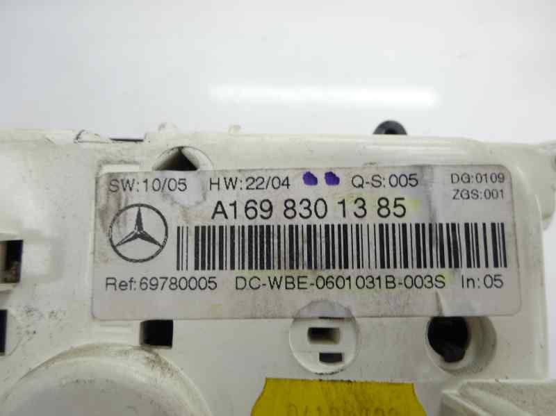 MANDO CLIMATIZADOR MERCEDES BENZ CLASE A 2004 2.0 A 160 CDI MT 82CV
