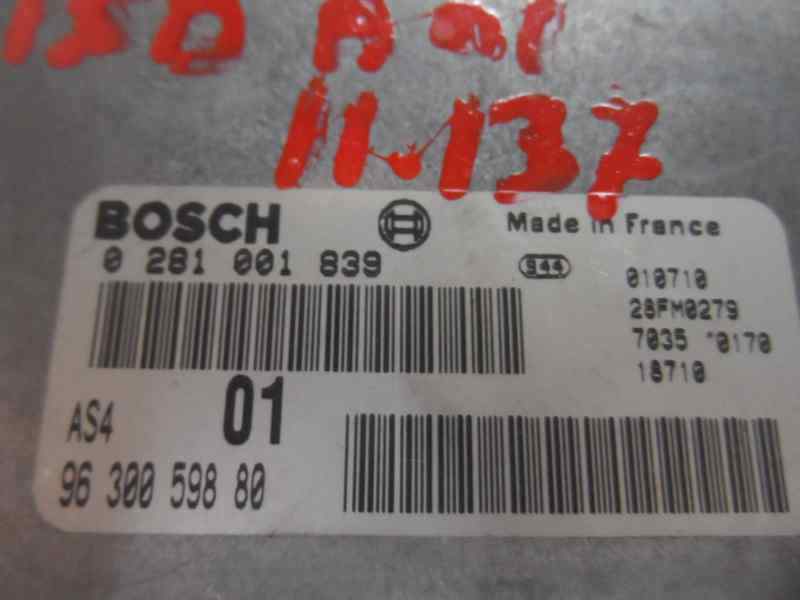 CENTRALITA MOTOR UCE CITROEN SAXO 2001 1.5 MT D 57CV