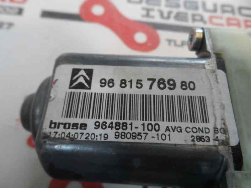 MOTOR ELEVALUNAS DELANTERO IZQUIERDO CITROEN C4 1.4 MT 88CV | 65KW