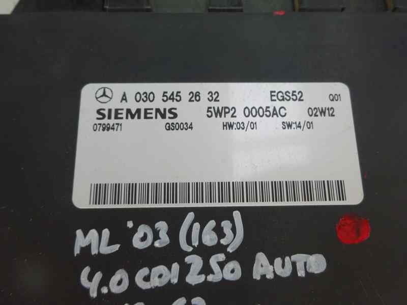 MODULO ELECTRONICO MERCEDES BENZ CLASE M 4.0 ML 400 CDI 5G-TRONIC 250CV