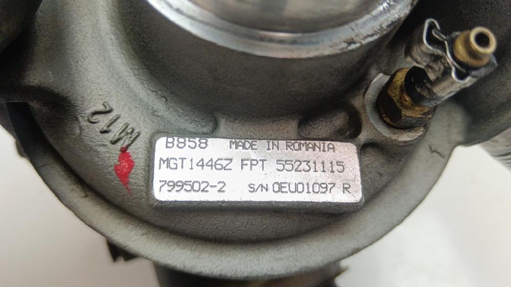 TURBOCOMPRESOR ALFA ROMEO GIULIETTA 1.4 TB MULTIAIR MT 170CV