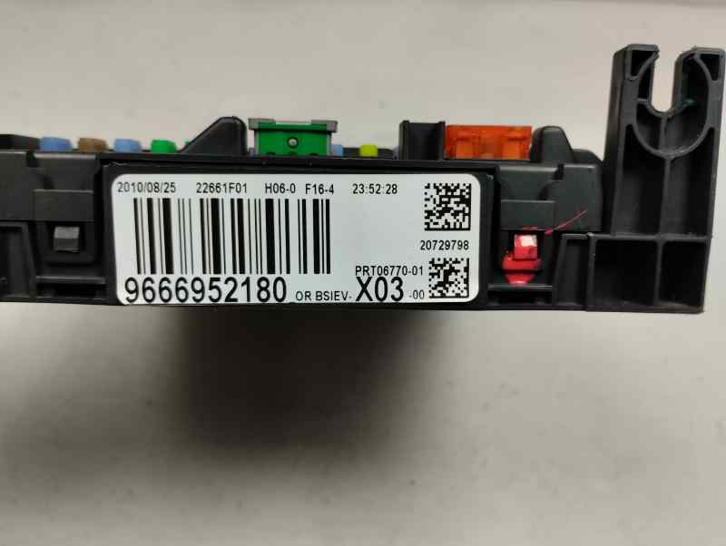CAJA RELES FUSIBLES CITROEN C3 1.1 MT 60CV