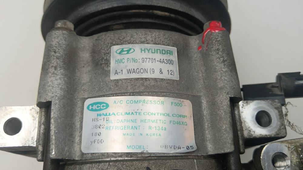 COMPRESOR AIRE ACONDICIONADO HYUNDAI H1 2.5 TD MT 99CV | 73KW