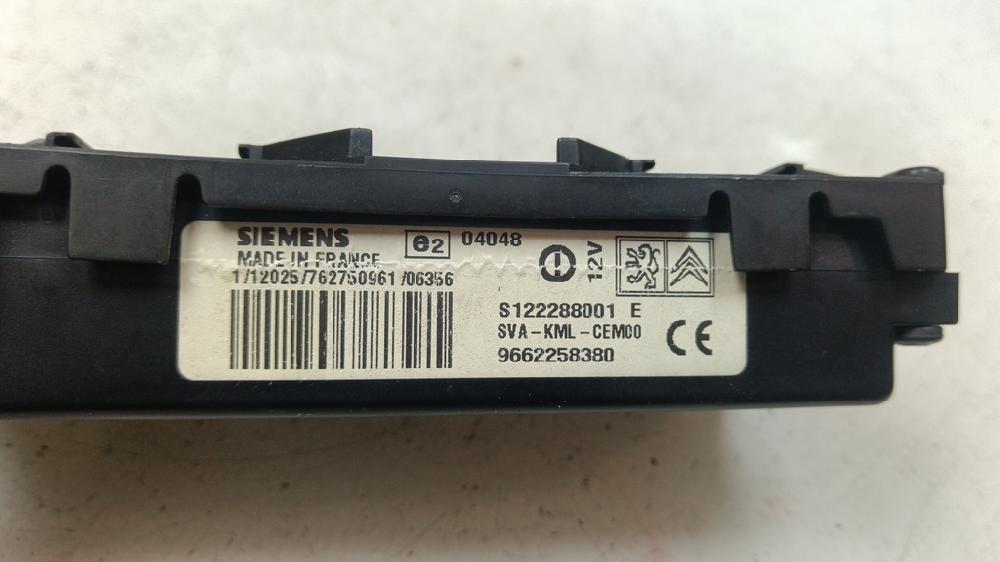 MODULO ELECTRONICO PEUGEOT 407 2.0 HDI MT 136CV