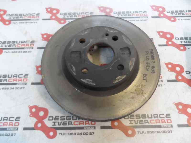 DISCO FRENO DELANTERO MAZDA 2 1.4 MZ-CD MT 68CV | 50KW