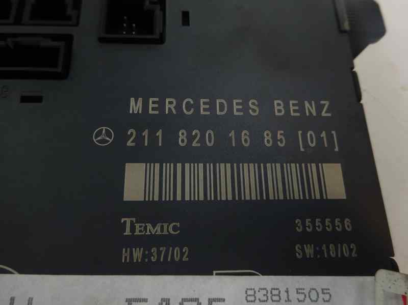 MODULO CONFORT MERCEDES BENZ CLASE E 2003 3.2 320 CDI 5G-TRONIC 204CV