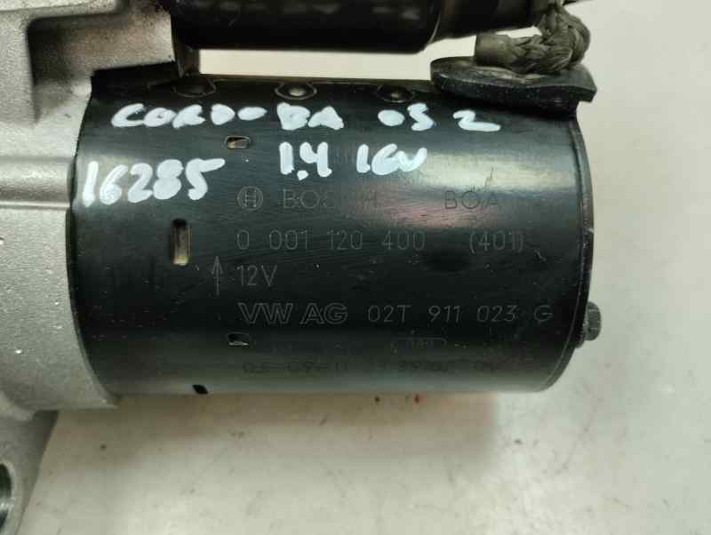 MOTOR ARRANQUE SEAT CORDOBA 1.4 MT 75CV