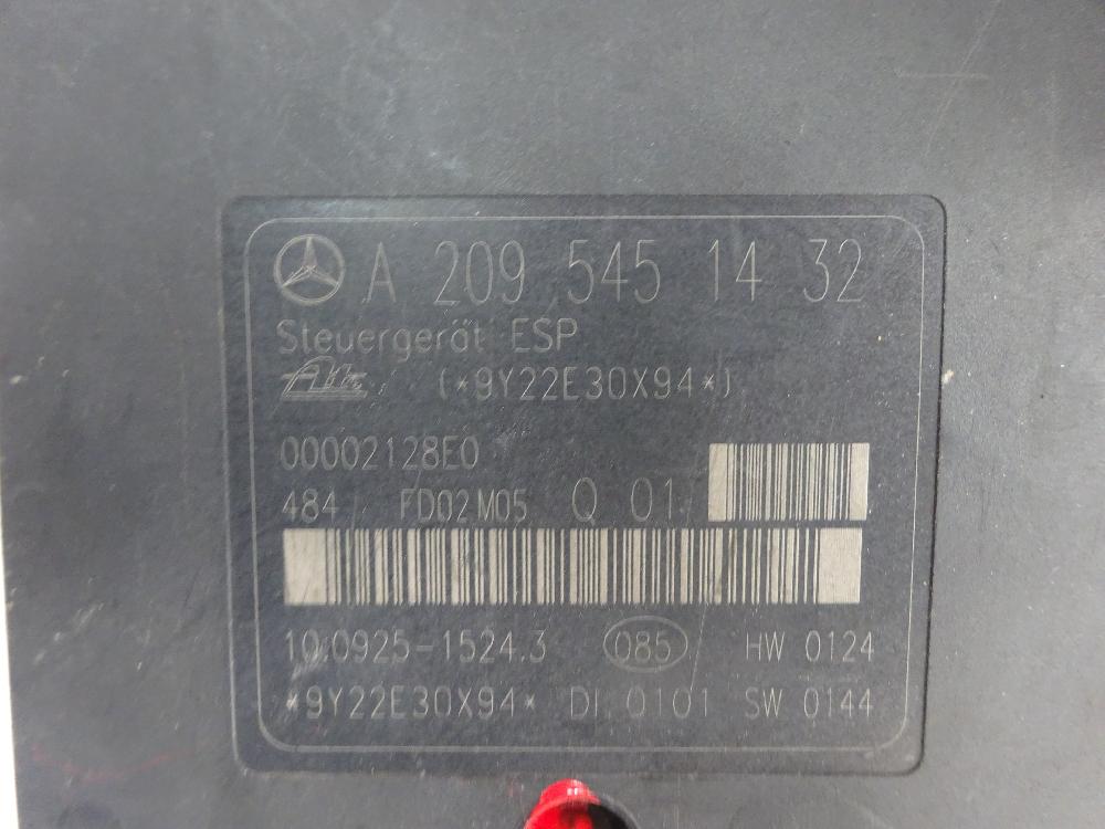 ABS MERCEDES BENZ CLASE C 2002 2.7 C 270 CDI MT 170CV