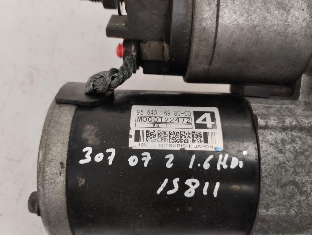 MOTOR ARRANQUE PEUGEOT 307 2007 1.6 HDI MT 90CV