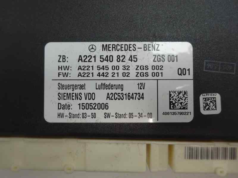 MODULO ELECTRONICO MERCEDES BENZ CLASE S 3.0 S 320 CDI 7G-TRONIC 4MATIC LWB 235CV