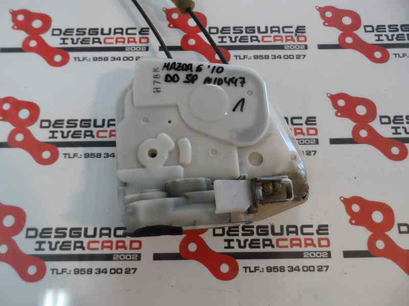 CERRADURA PUERTA DELANTERA DERECHA MAZDA 6 2.2 MZR-CD MT 129CV