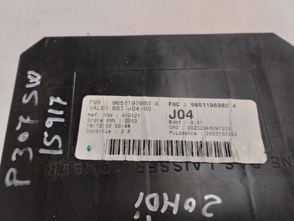 CAJA RELES FUSIBLES PEUGEOT 307 2.0 HDI MT 90CV