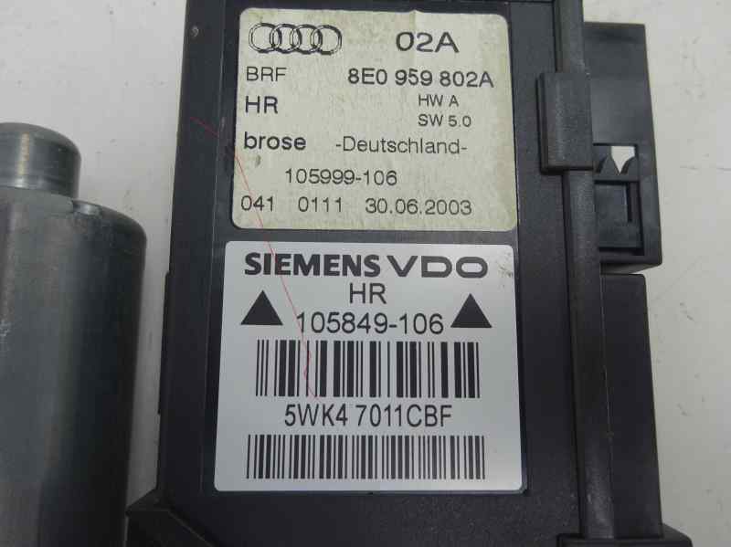 MOTOR ELEVALUNAS TRASERO DERECHO AUDI A4 1.9 TDI 5MT 130CV