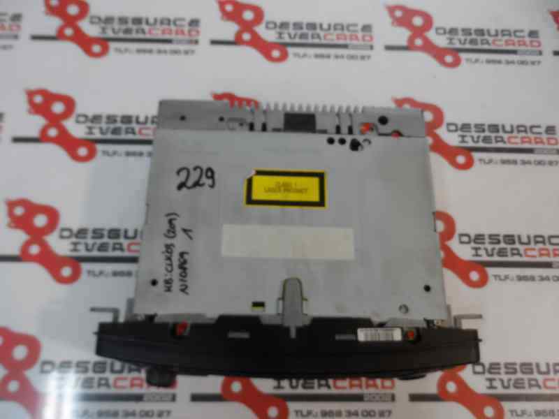 SISTEMA AUDIO RADIO CD MERCEDES BENZ CLASE CLK 2004 2.7 CLK 270 CDI MT 170CV