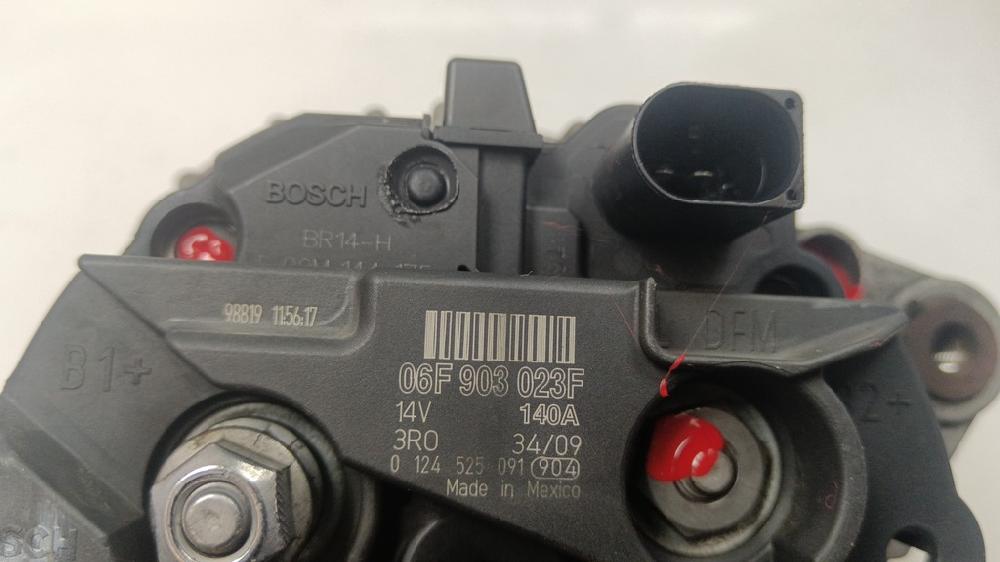 ALTERNADOR VOLKSWAGEN JETTA 1.6 TDI MT 105CV