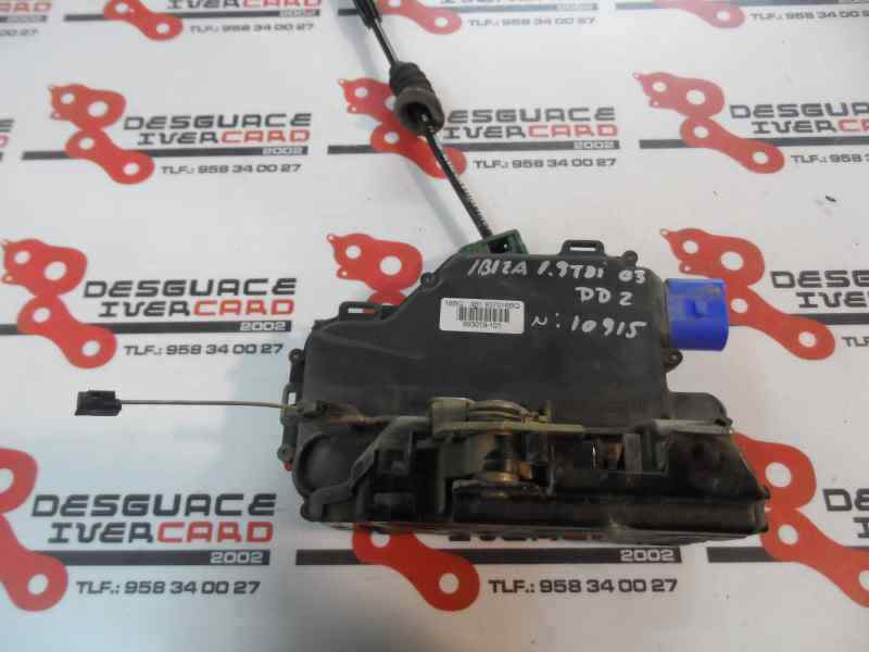 CERRADURA PUERTA DELANTERA DERECHA SEAT IBIZA 1.9 TDI MT 100CV