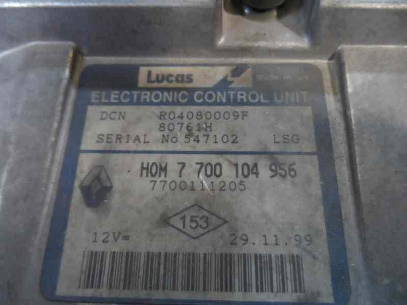 CENTRALITA MOTOR UCE RENAULT CLIO 1.9 D MT 64CV | 47KW