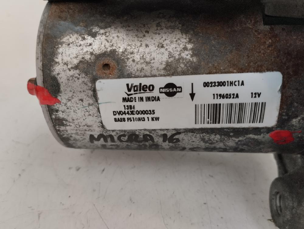 MOTOR ARRANQUE NISSAN MICRA 1.2 MT 80CV