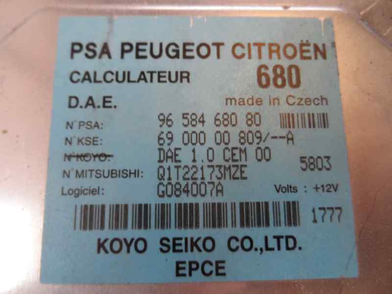 MODULO ELECTRONICO CITROEN C3 1.4 HDI MT 70CV