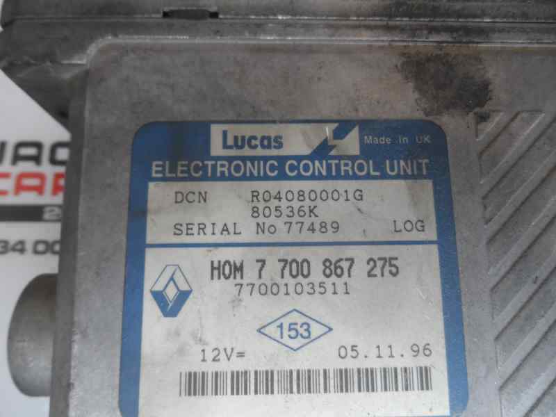 CENTRALITA MOTOR UCE RENAULT MEGANE 1.9 DTI MT 95CV
