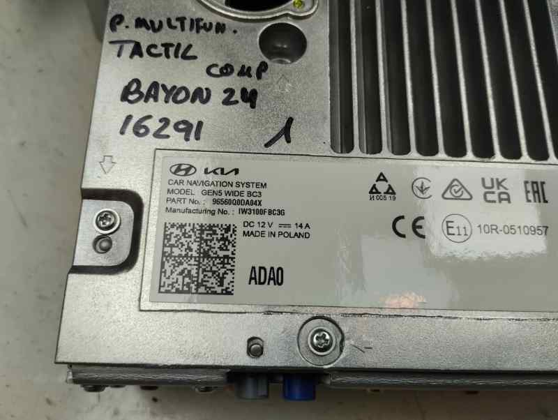 PANTALLA MULTIFUNCION HYUNDAI BAYON 1.2 MT 84CV | 62KW
