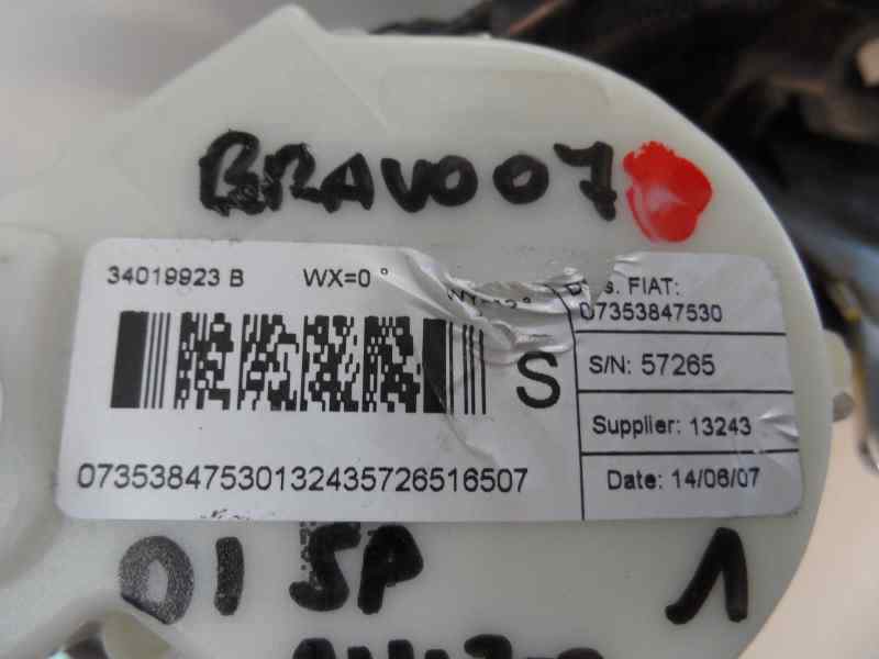 CINTURON SEGURIDAD DELANTERO IZQUIERDO FIAT BRAVO 1.9 16V MULTIJET 115 120CV 5MT
