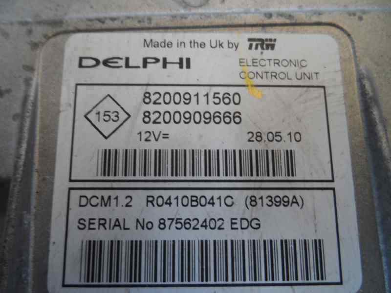 CENTRALITA MOTOR UCE RENAULT CLIO 1.5 DCI MT 86CV